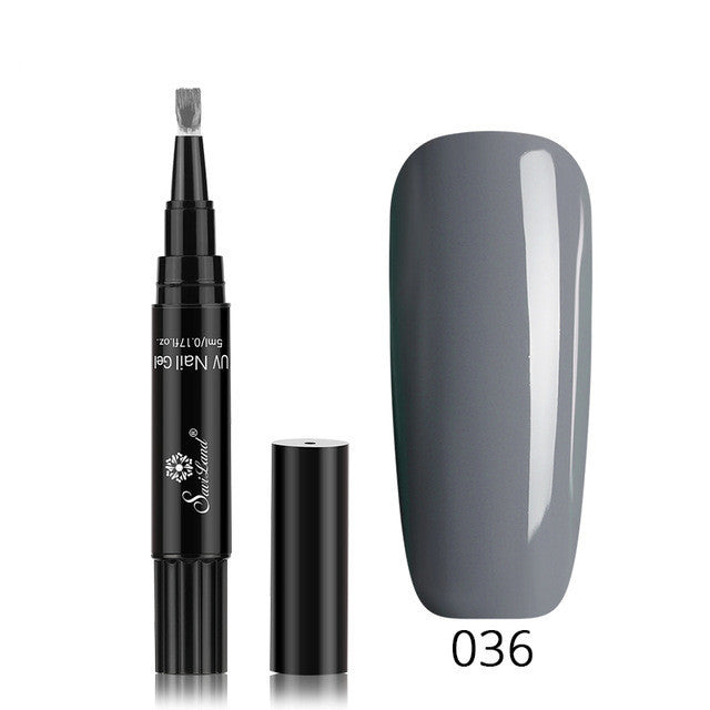 3 In 1 Gel Nail Varnish Pen Glitter One Step Nail Art Gel Polish Hybrid 3 In 1 Gel Nail Varnish Pen Glitter One Step Nail Art Gel Polish Hybrid